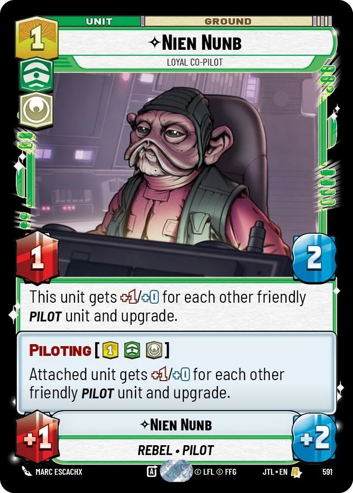 Nien Nunb - Loyal Co-Pilot — Jump to Lightspeed — Star Wars: Unlimited