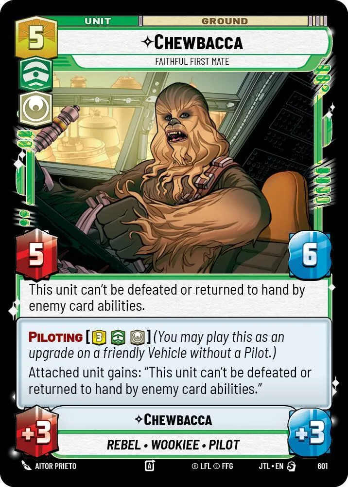 Chewbacca - Faithful First Mate — Jump to Lightspeed — Star Wars: Unlimited