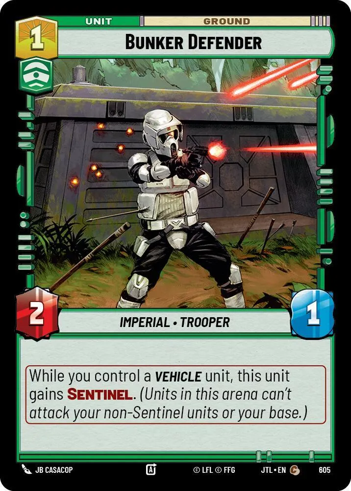 Défenseur du Bunker — Jump to Lightspeed — Star Wars: Unlimited