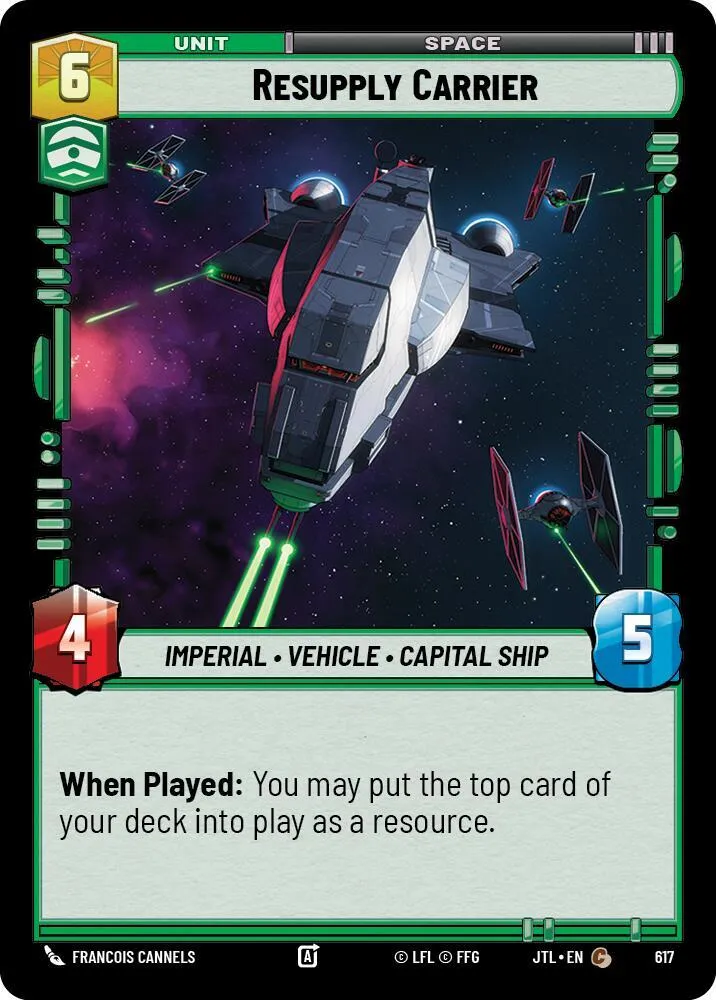 Resupply Carrier — Jump to Lightspeed — Star Wars: Unlimited