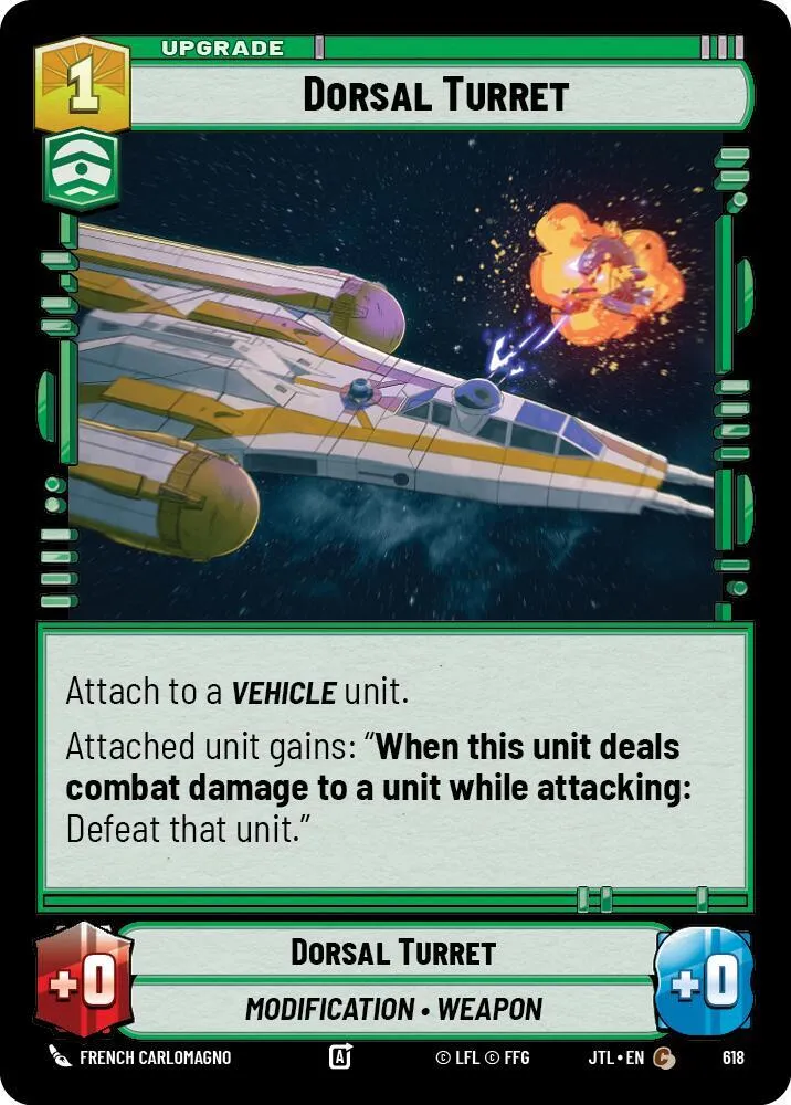 Tourelle Dorsale — Jump to Lightspeed — Star Wars: Unlimited