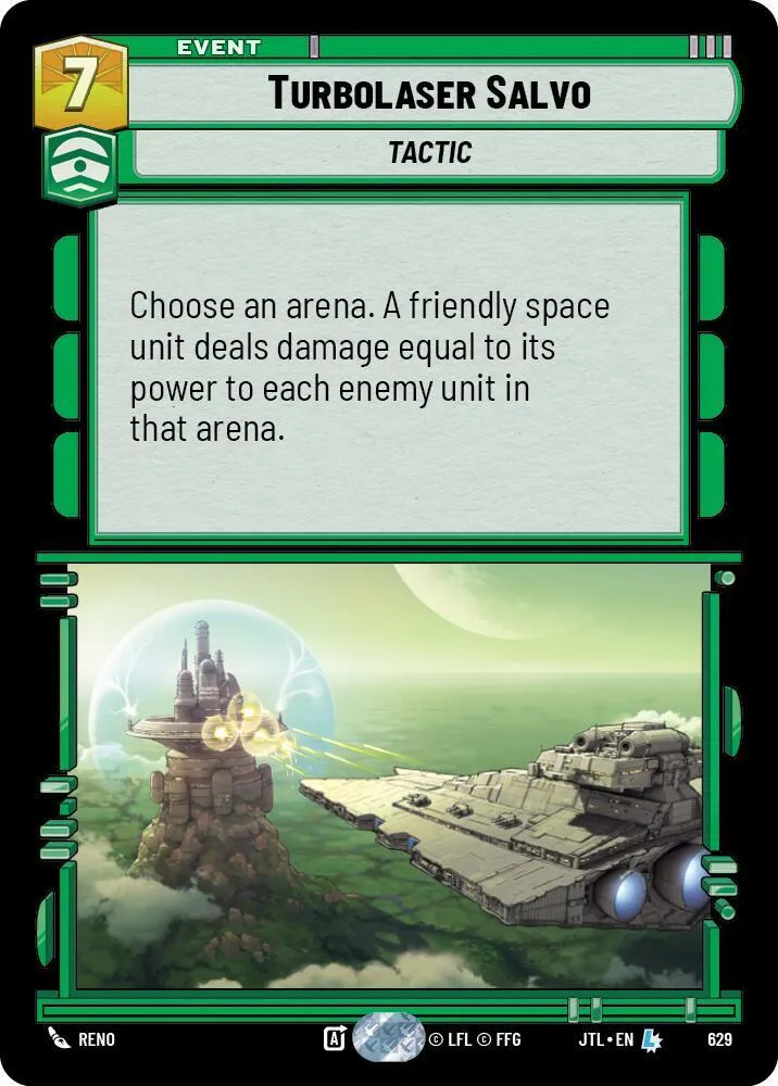 Salve de Turbolaser — Jump to Lightspeed — Star Wars: Unlimited