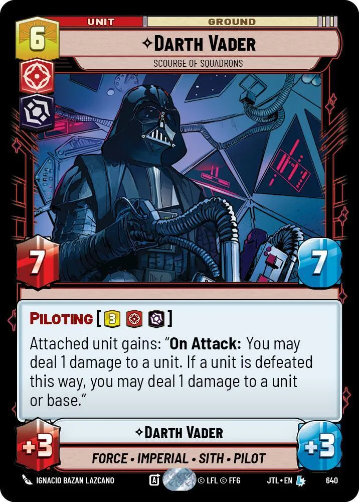 Darth Vader - Scourge of Squadrons — Jump to Lightspeed — Star Wars: Unlimited