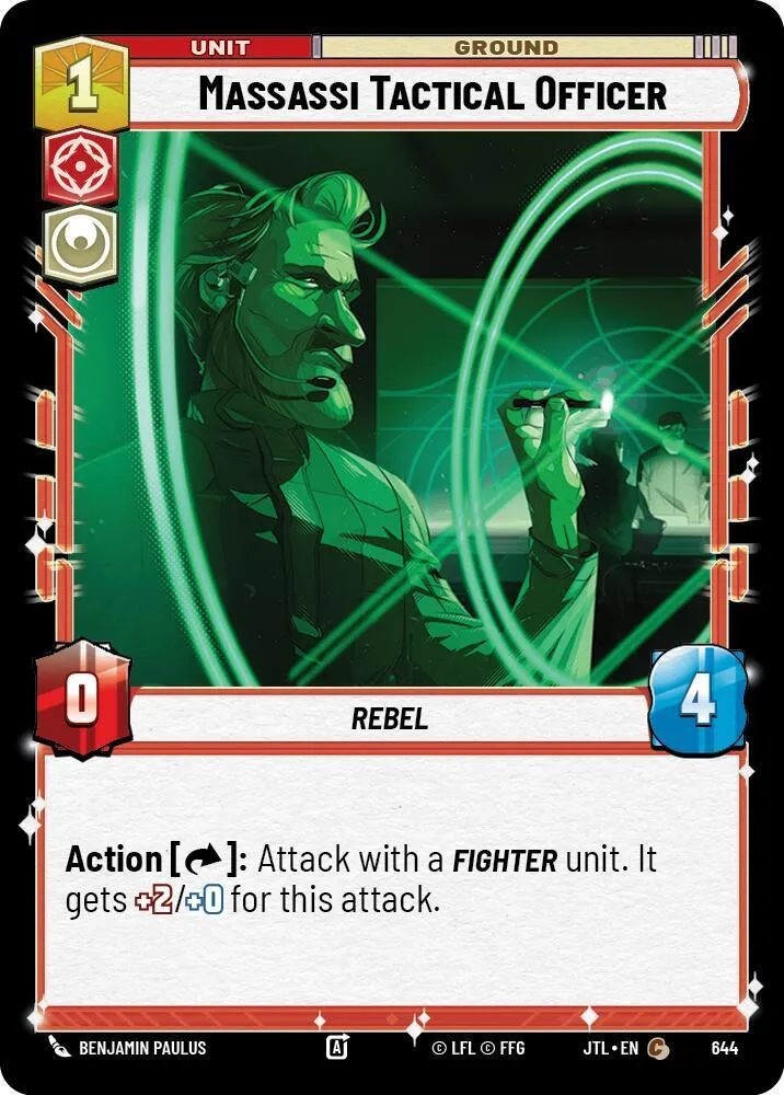 Officier Tactique Massassi — Jump to Lightspeed — Star Wars: Unlimited