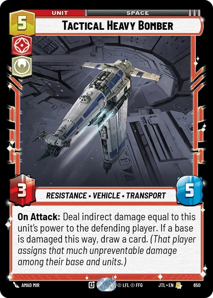 Tactical Heavy Bomber — Jump to Lightspeed — Star Wars: Unlimited