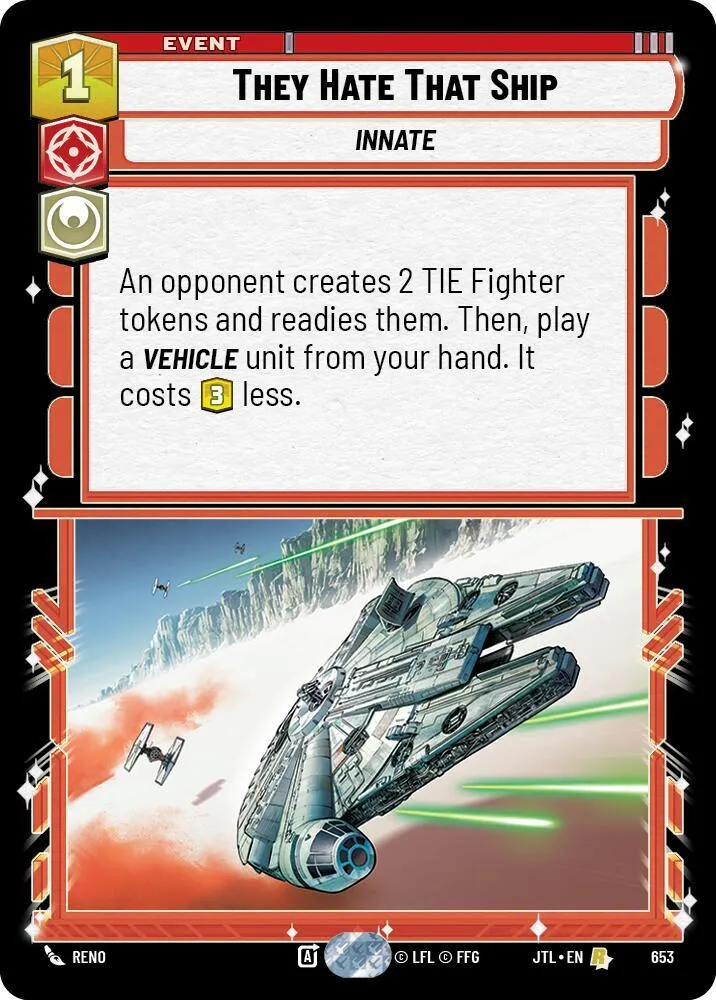 They Hate That Ship — Jump to Lightspeed — Star Wars: Unlimited