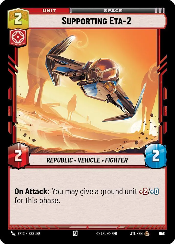 Eta-2 en Soutien — Jump to Lightspeed — Star Wars: Unlimited