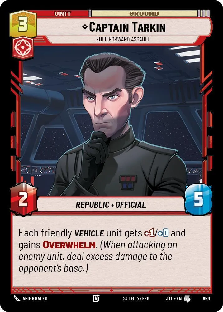 Capitaine Tarkin - Assaut Total — Jump to Lightspeed — Star Wars: Unlimited