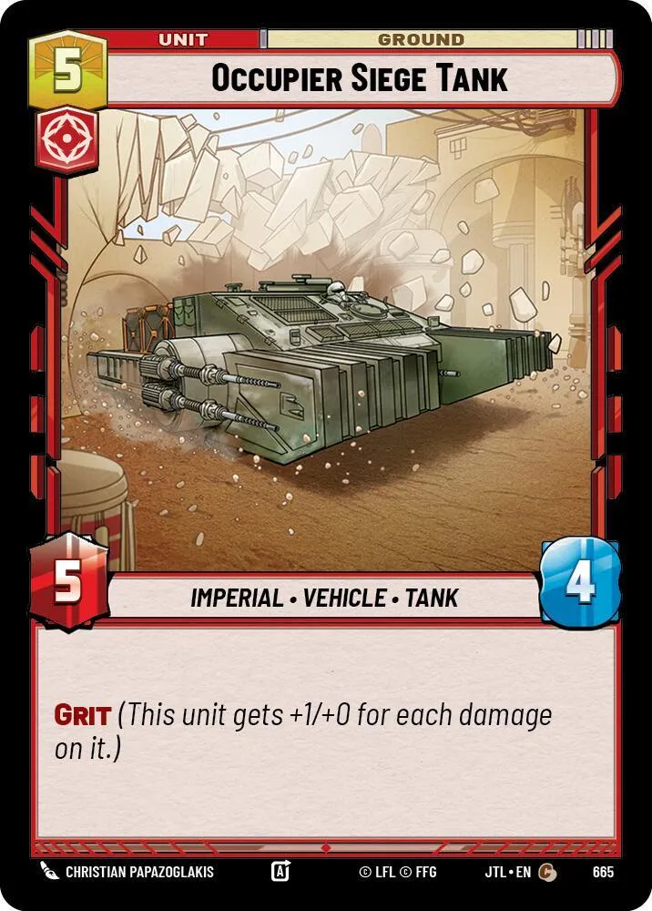 Char de Siège Occupier — Jump to Lightspeed — Star Wars: Unlimited
