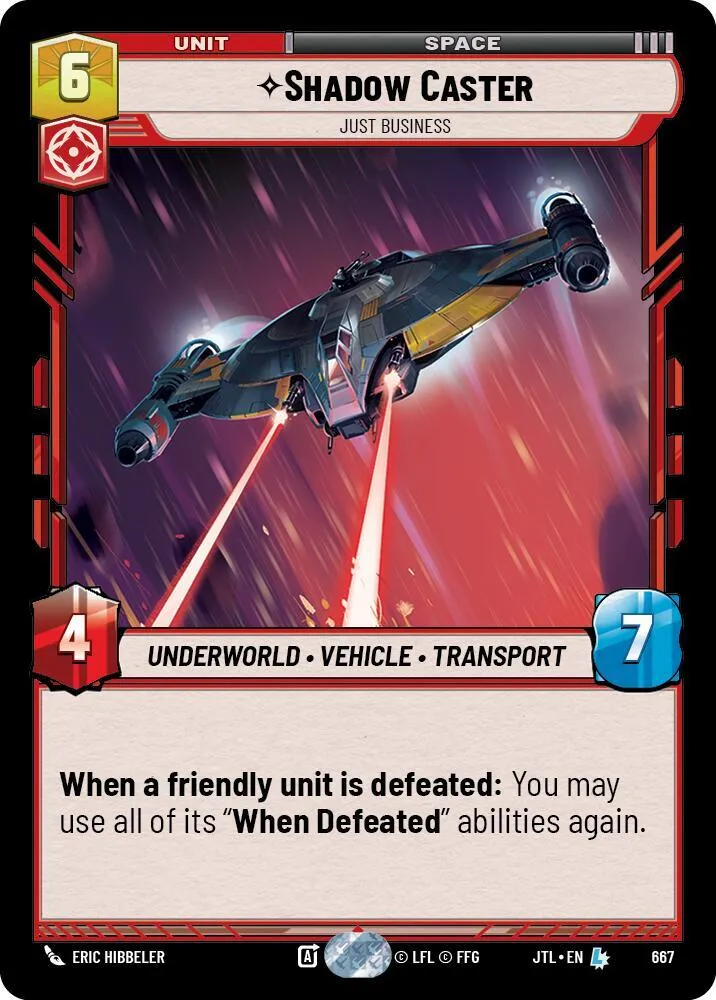 Shadow Caster - C'Est Juste Du Business — Jump to Lightspeed — Star Wars: Unlimited