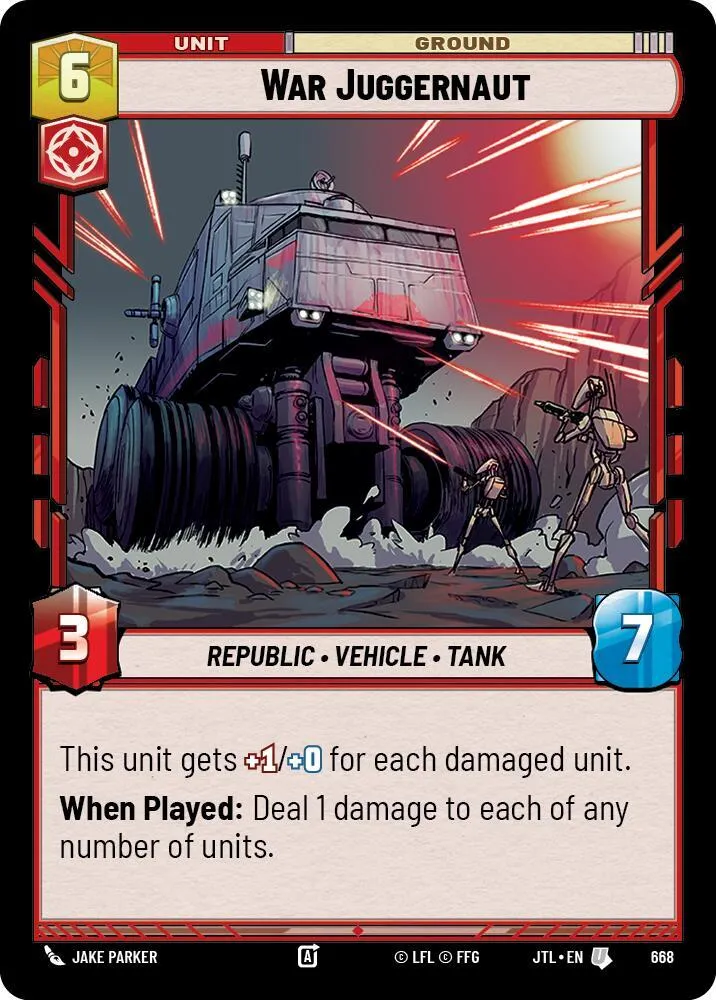 War Juggernaut — Jump to Lightspeed — Star Wars: Unlimited