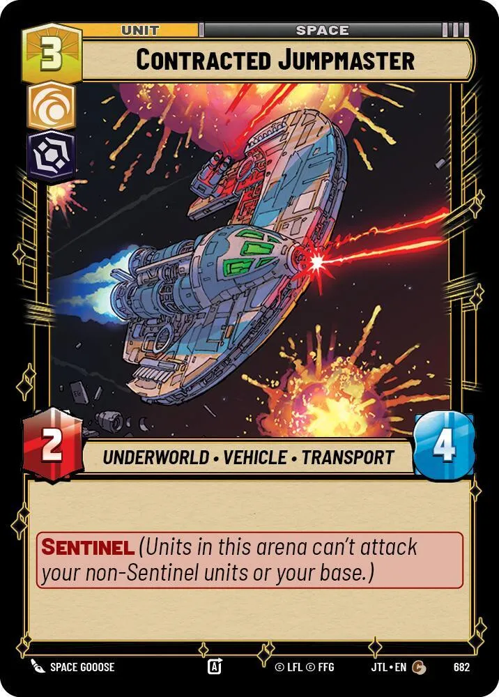 Jumpmaster Sous Contrat — Jump to Lightspeed — Star Wars: Unlimited