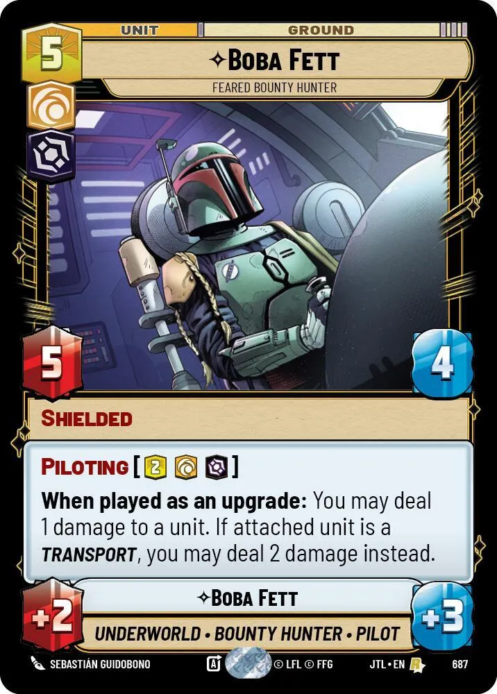 Boba Fett - Feared Bounty Hunter — Jump to Lightspeed — Star Wars: Unlimited