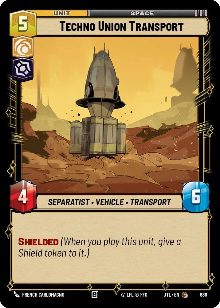 Transport du Techno-Syndicat — Jump to Lightspeed — Star Wars: Unlimited