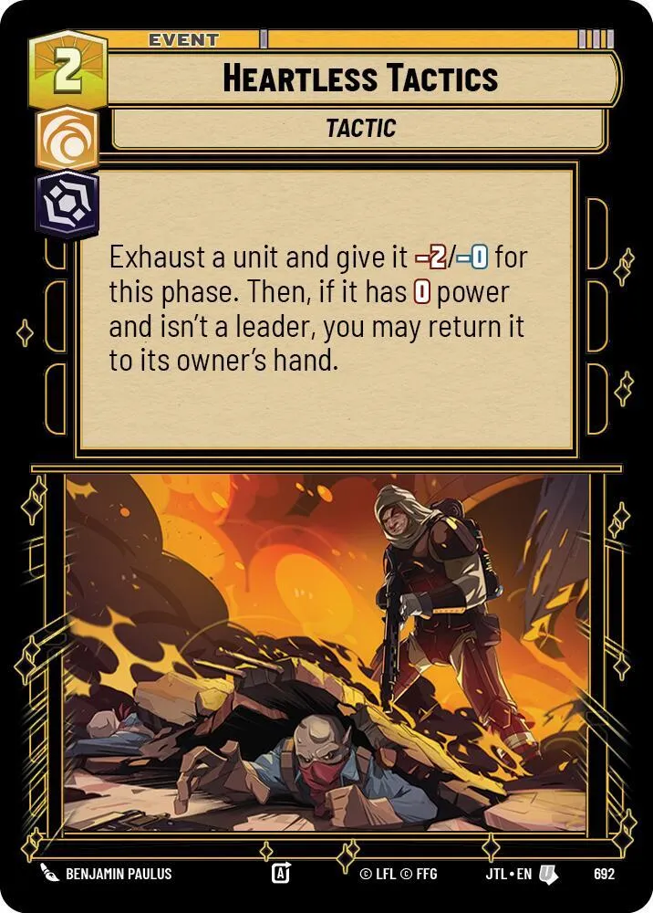 Heartless Tactics — Jump to Lightspeed — Star Wars: Unlimited