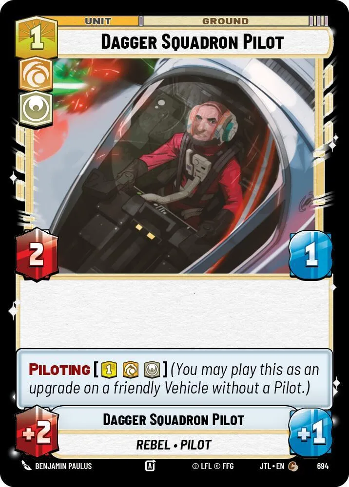 Pilote de l'Escadron Dagger — Jump to Lightspeed — Star Wars: Unlimited