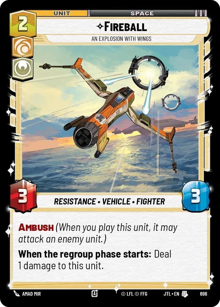 Fireball - Explosion En Vol — Jump to Lightspeed — Star Wars: Unlimited