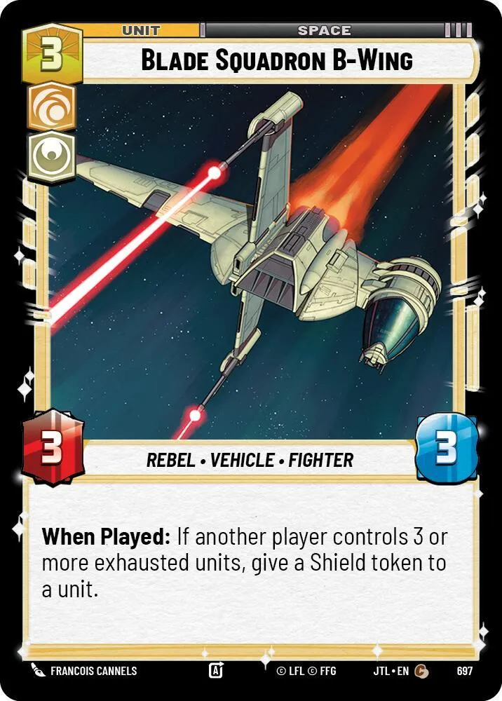 B-Wing de l'Escadron Blade — Jump to Lightspeed — Star Wars: Unlimited
