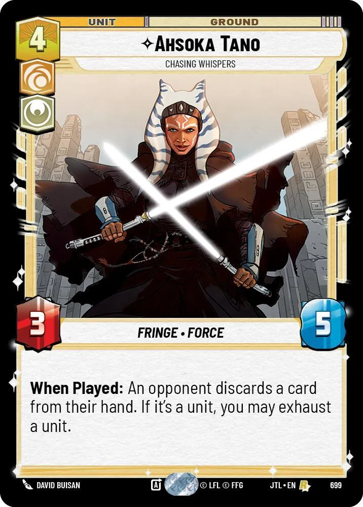 Ahsoka Tano - Chasing Whispers — Jump to Lightspeed — Star Wars: Unlimited