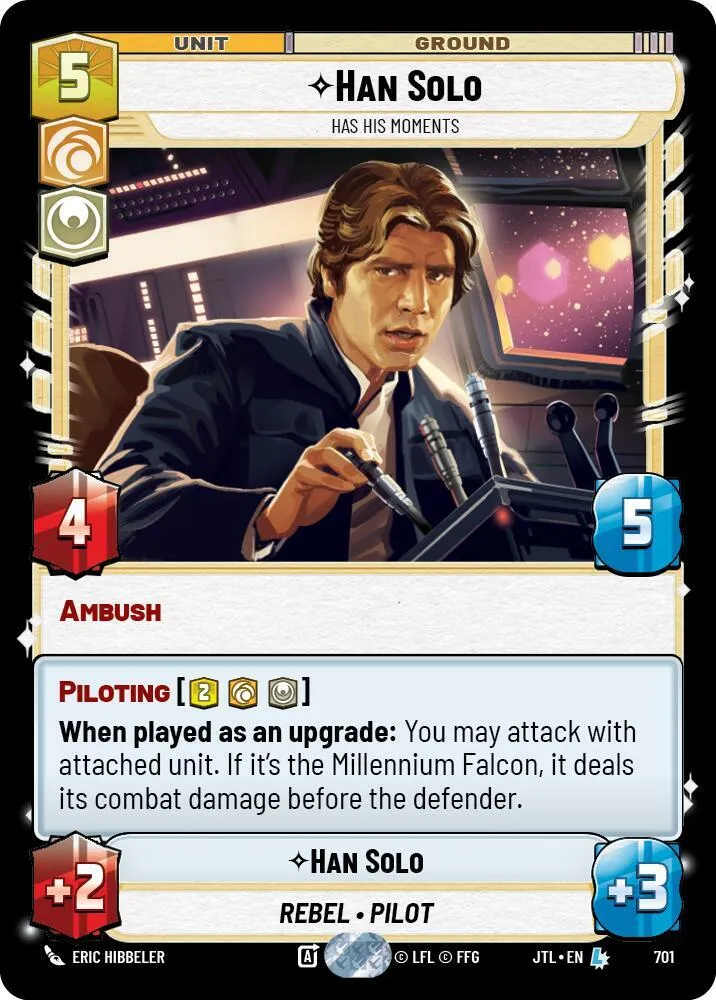 Han Solo - Has His Moments — Jump to Lightspeed — Star Wars: Unlimited