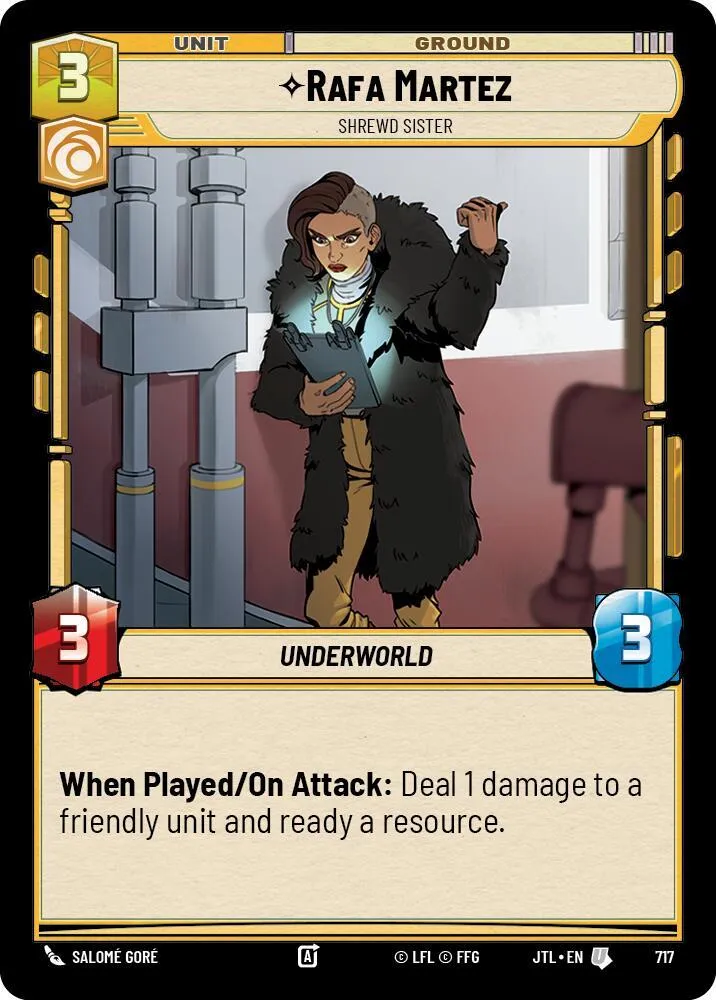 Rafa Martez - Shrewd Sister — Jump to Lightspeed — Star Wars: Unlimited