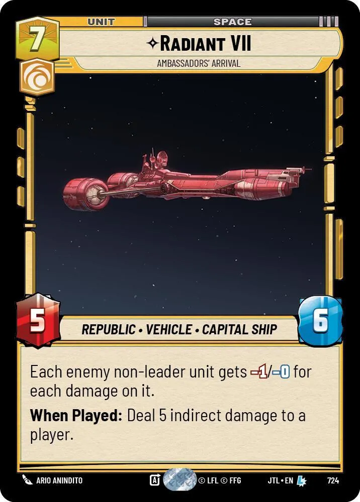 Radiant VII - Ambassadors' Arrival — Jump to Lightspeed — Star Wars: Unlimited
