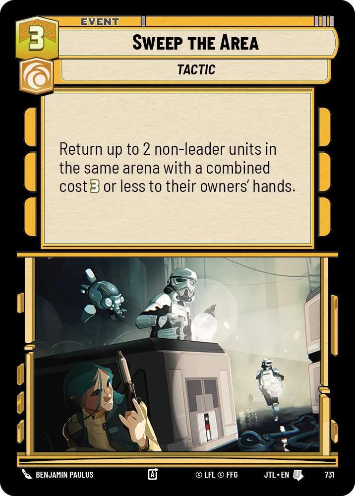 Balayer la Zone — Jump to Lightspeed — Star Wars: Unlimited