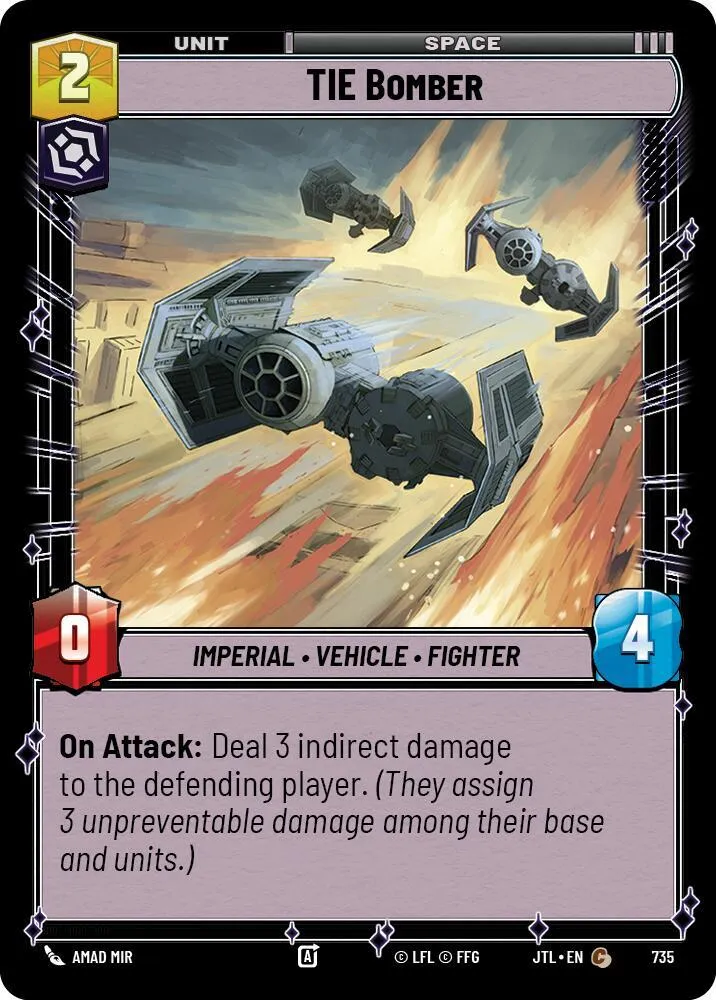 Bombardier TIE — Jump to Lightspeed — Star Wars: Unlimited
