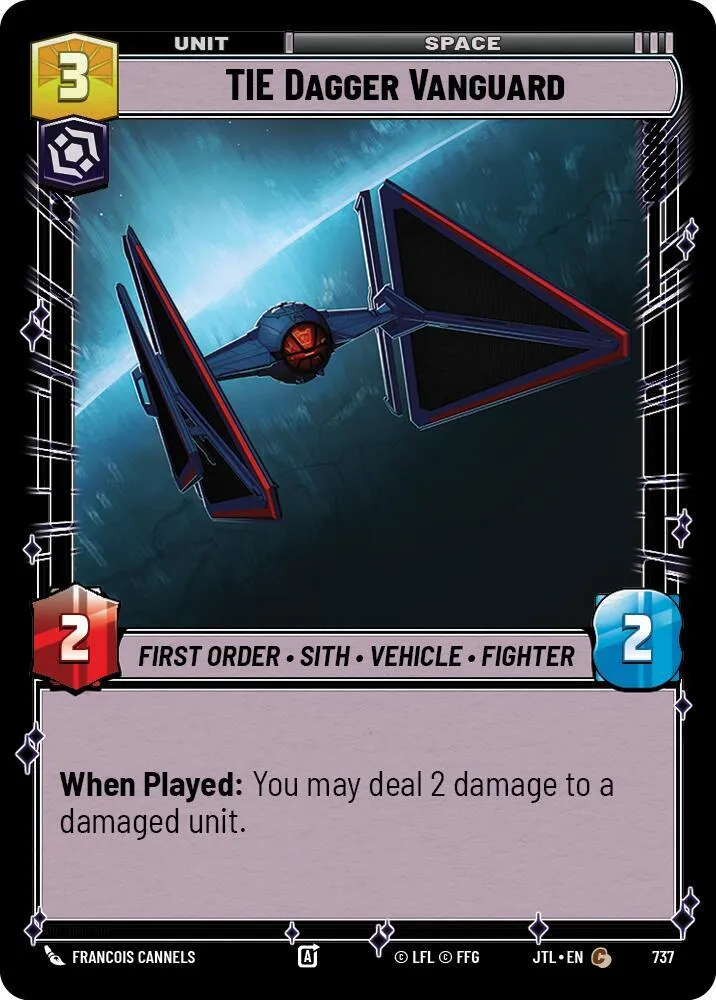 TIE Dagger Vanguard — Jump to Lightspeed — Star Wars: Unlimited