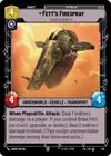 Product image for Firespray de Fett - Silhouette Intimidante