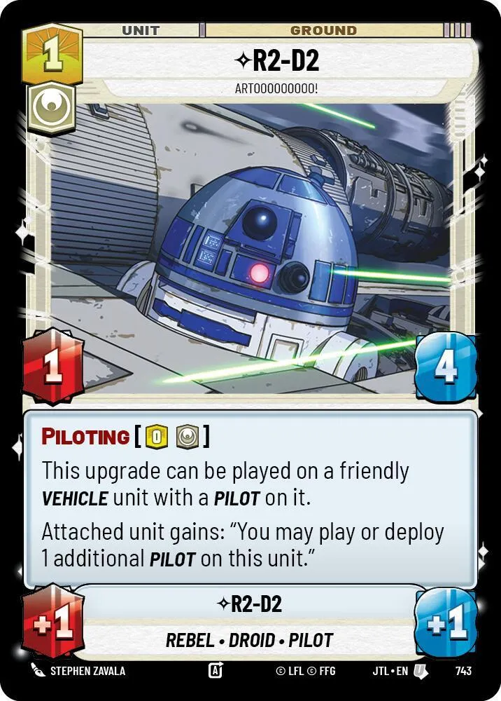 R2-D2 - Artooooooooo! — Jump to Lightspeed — Star Wars: Unlimited