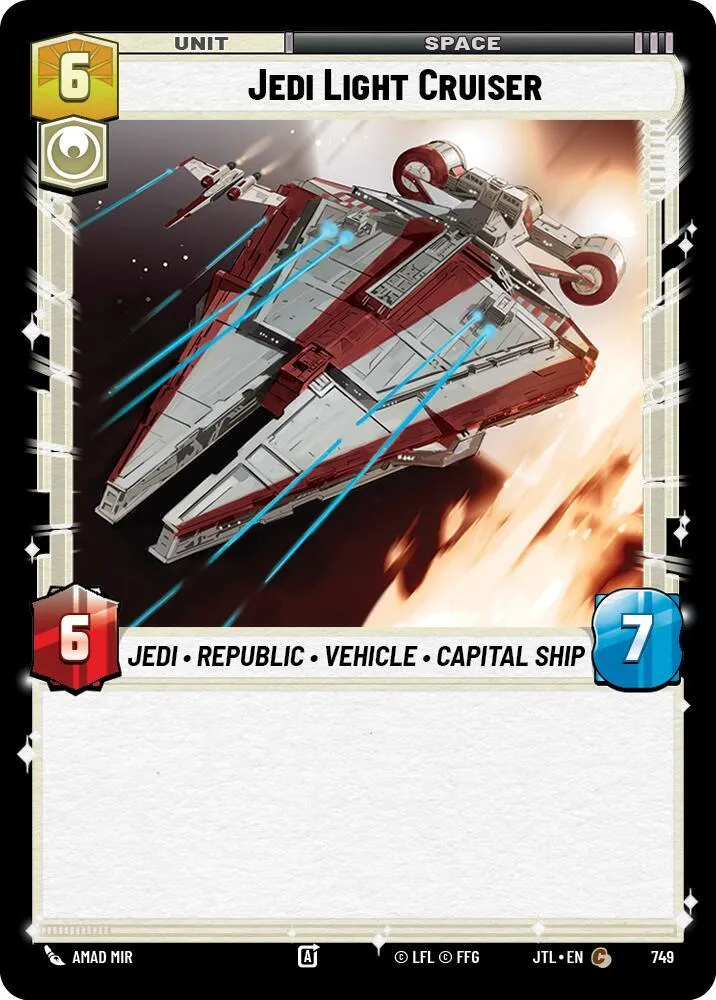 Croiseur Léger Jedi — Jump to Lightspeed — Star Wars: Unlimited