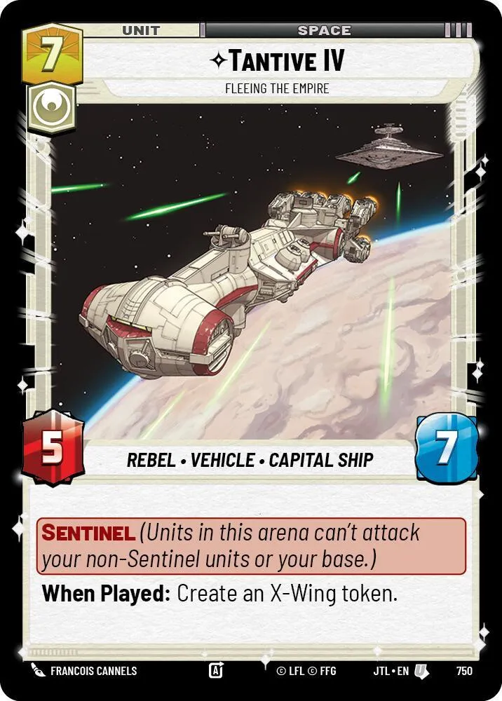 Tantive IV - Fuit Devant L'Empire — Jump to Lightspeed — Star Wars: Unlimited