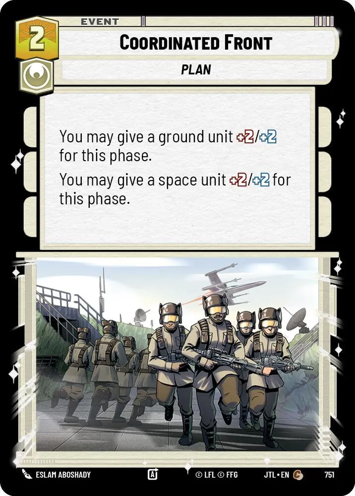 Coordonner les Fronts — Jump to Lightspeed — Star Wars: Unlimited