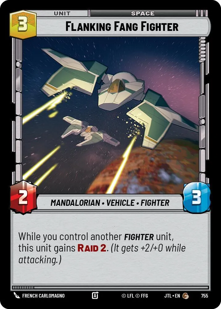 Chasseur Fang de Flanc — Jump to Lightspeed — Star Wars: Unlimited