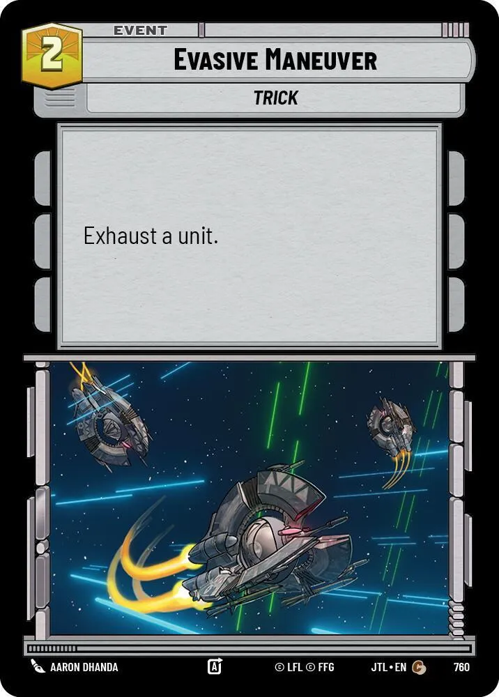 Manœuvre d'Évasion — Jump to Lightspeed — Star Wars: Unlimited