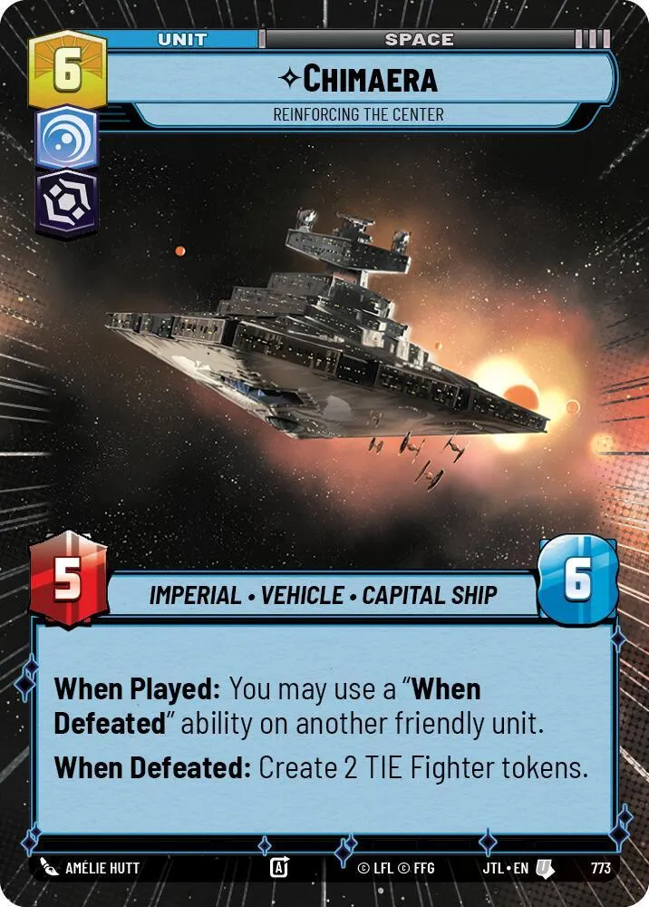 Chimaera - Reinforcing the Center — Jump to Lightspeed — Star Wars: Unlimited