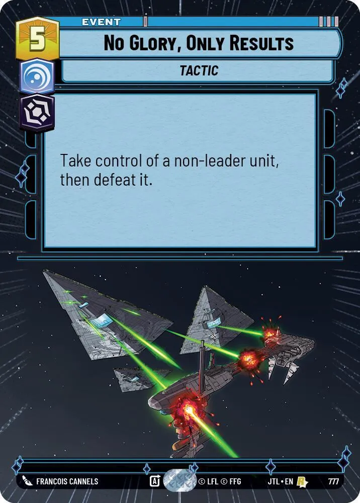 No Glory, Only Results — Jump to Lightspeed — Star Wars: Unlimited