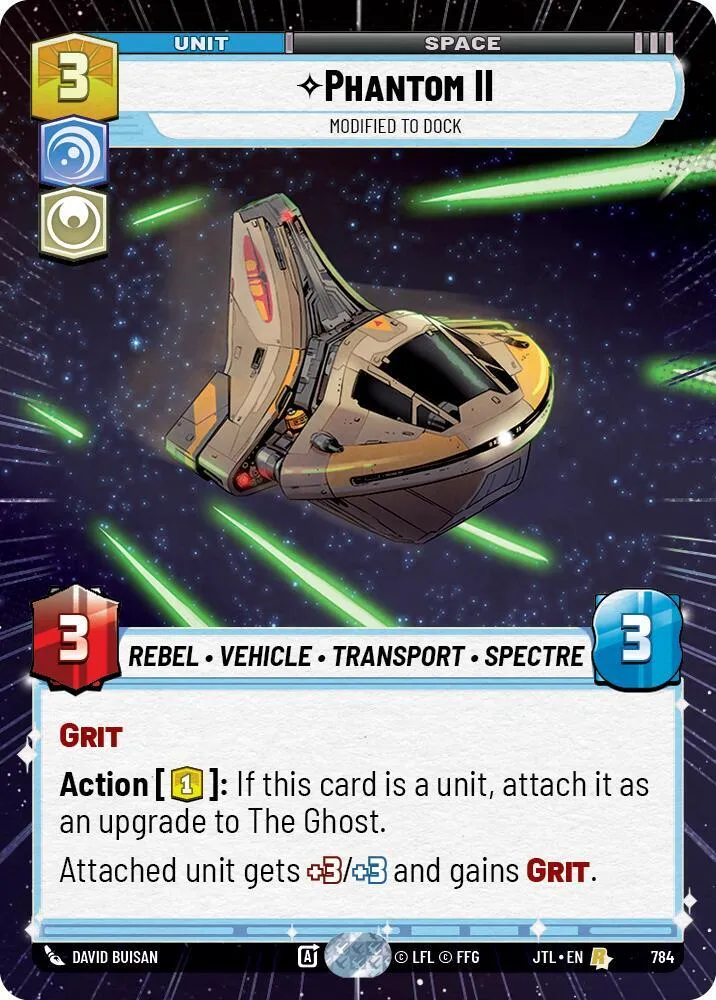 Phantom II - Modifié Pour S'Arrimer — Jump to Lightspeed — Star Wars: Unlimited