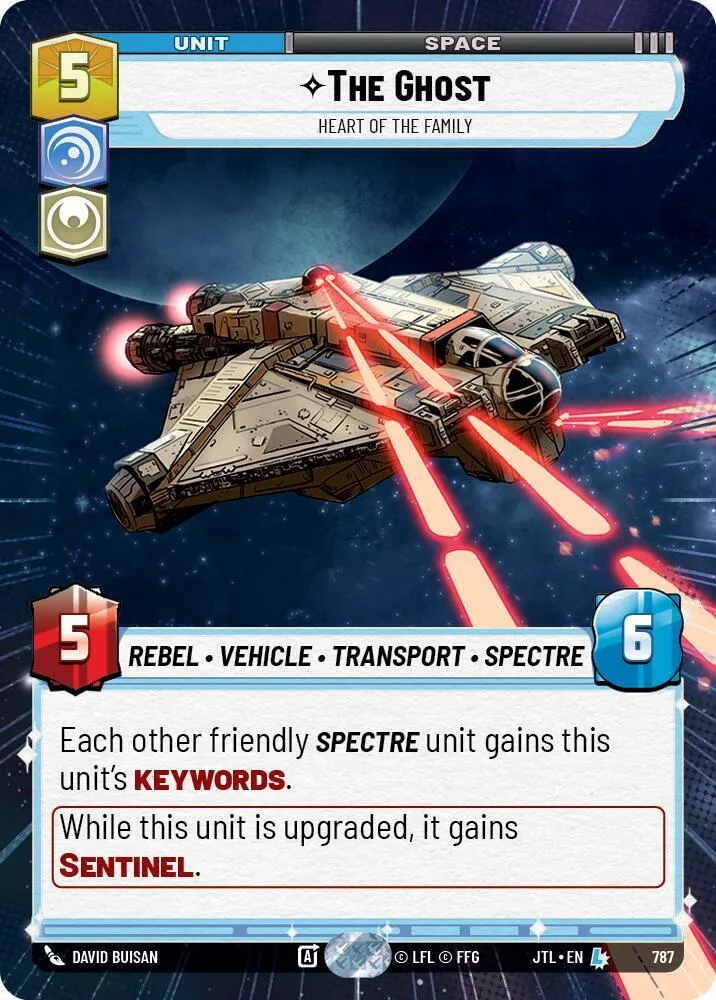The Ghost - Heart of the Family — Jump to Lightspeed — Star Wars: Unlimited