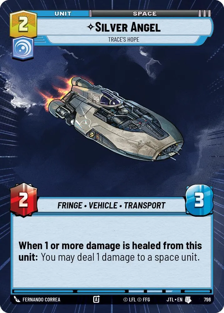 Silver Angel - Trace's Hope — Jump to Lightspeed — Star Wars: Unlimited