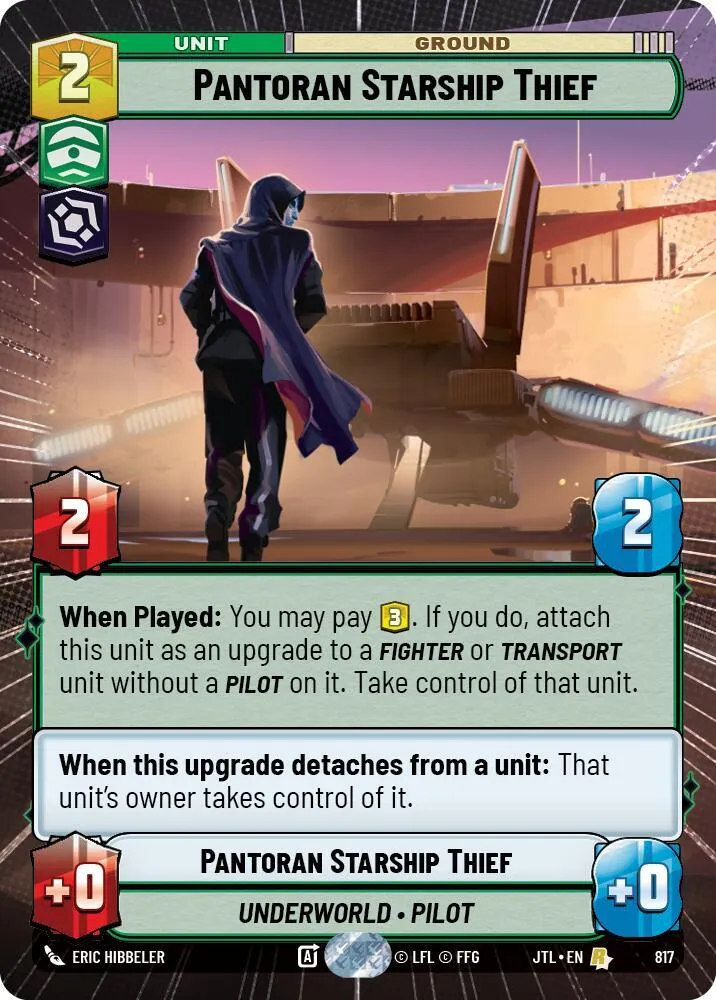 Voleur de Vaisseau Pantoran — Jump to Lightspeed — Star Wars: Unlimited