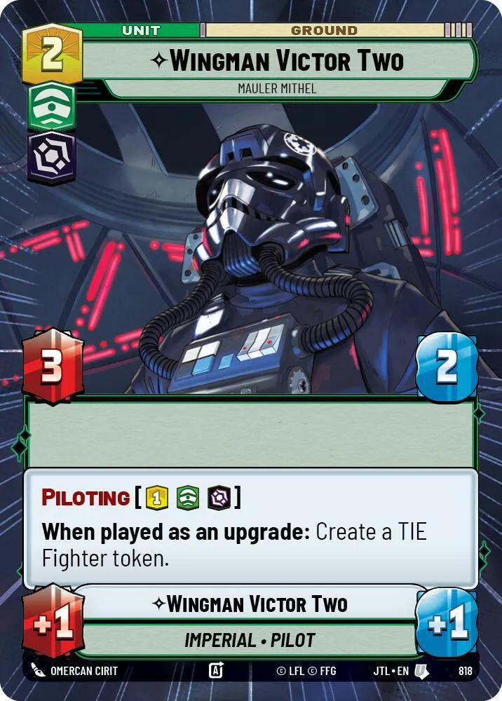 Wingman Victor Two - Mauler Mithel — Jump to Lightspeed — Star Wars: Unlimited