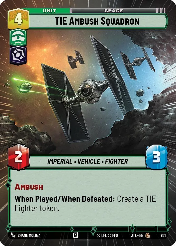TIE Ambush Squadron — Jump to Lightspeed — Star Wars: Unlimited