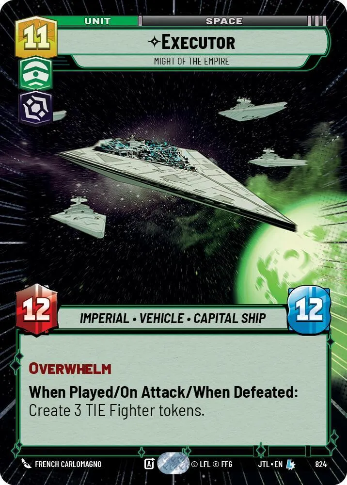 Executor - Puissance De L'Empire — Jump to Lightspeed — Star Wars: Unlimited