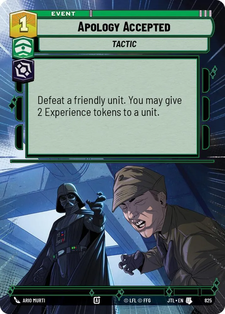 Apology Accepted — Jump to Lightspeed — Star Wars: Unlimited