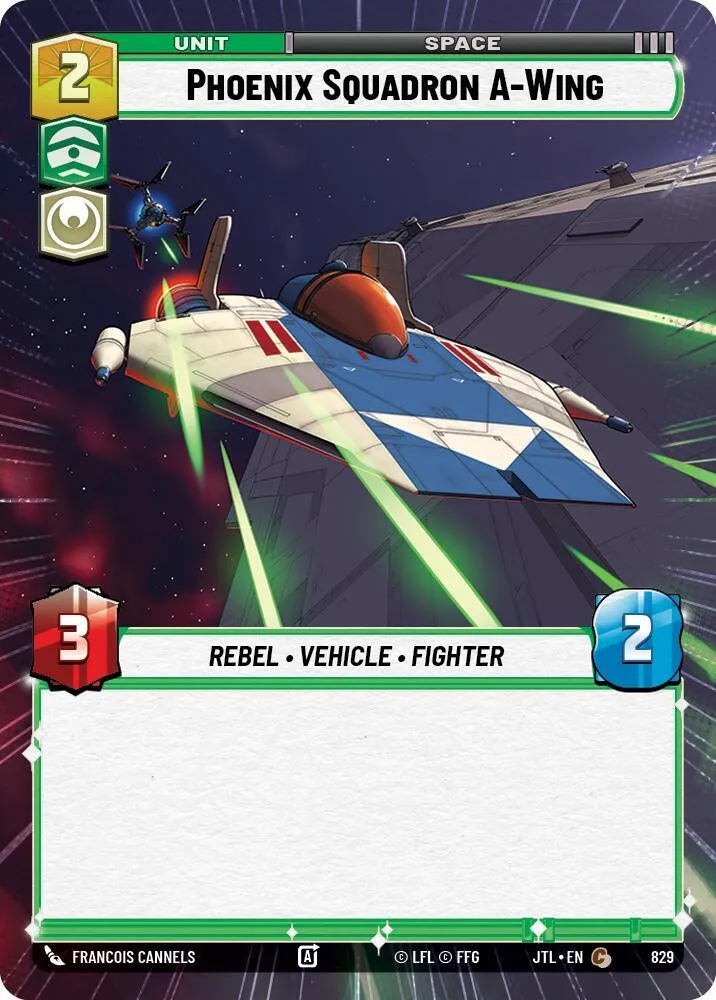 Phoenix Squadron A-Wing — Jump to Lightspeed — Star Wars: Unlimited