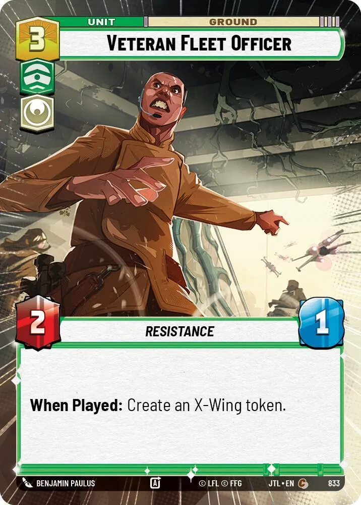 Veteran Fleet Officer — Jump to Lightspeed — Star Wars: Unlimited