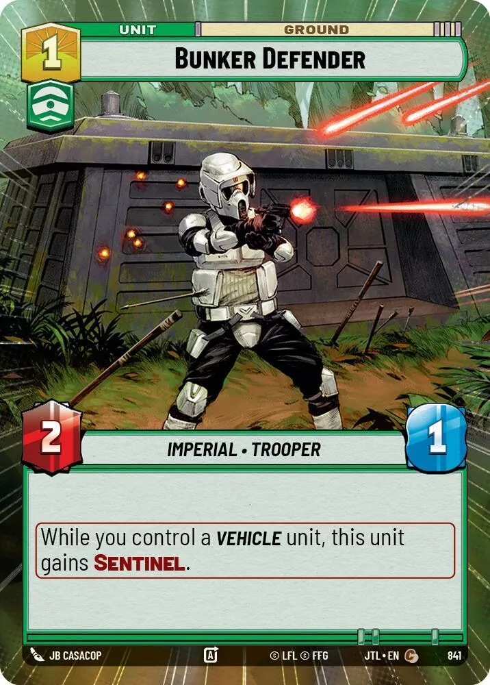 Bunker Defender — Jump to Lightspeed — Star Wars: Unlimited