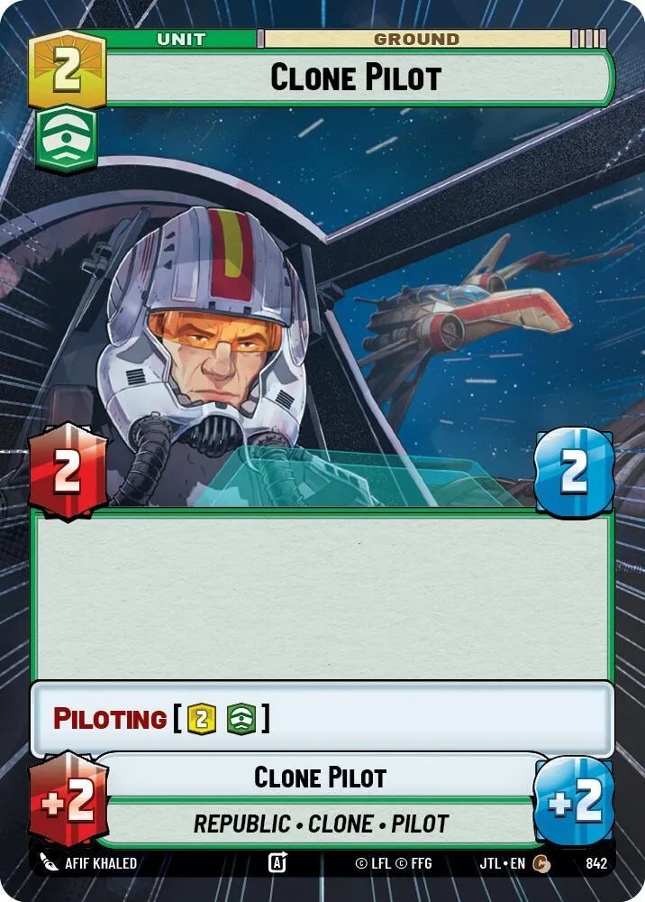 Clone Pilot — Jump to Lightspeed — Star Wars: Unlimited